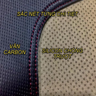 Thảm taplo da vân carbon KIA Seltos 2020 - 2022