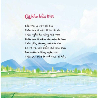 Sách thiếu nhi - Bé học nói qua thơ: Cái kho bầu trời Mcbooks