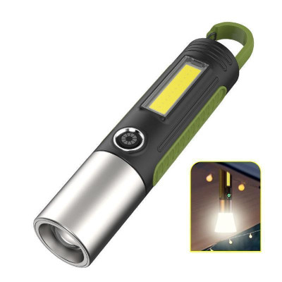 Đèn Pin Sạc Led Cob 4 Chế Độ Siêu Sáng Xst- 836 Dài 17Cm Có Móc Treo