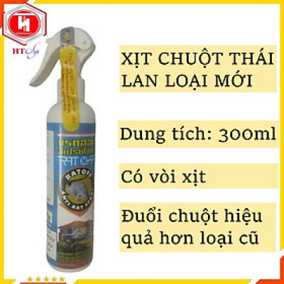 Chai Xịt Đuổi Chuột Thái Lan, Loại Mới Có Vòi Xịt, An Toàn Và Hiệu Quả Hơn - Hàng Nhập Khẩu