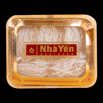 Tổ Yến Trắng Tinh Chế - Nhà Yến Nha Trang - Loại Chất Lượng 5.0 - Hộp 50 Gram - Tổ Yến Sào Tinh Chế - Hàng Chính Hãng