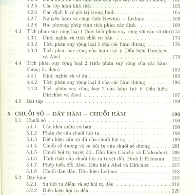 Giáo Trình Giải Tích Thực Một Biến