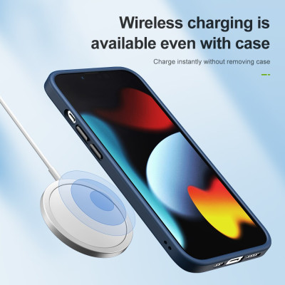 Ốp lưng chống sốc viền cao su cho iPhone 14 Pro Max (6.7 inch) thiết kế m ặt lưng trong suốt Hiệu Rock hybrid tective Case (độ đàn hồi cao, bảo vệ toàn diện, tản nhiệt tốt) - hàng nhập khẩu