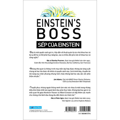 Sếp của Einstein - 10 nguyên tắc để lãnh đạo những người xuất chúng - Robert Hromas