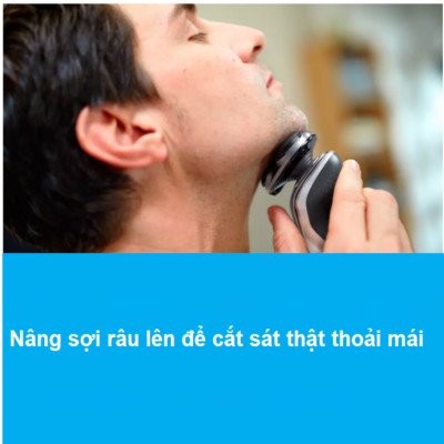 Máy cạo râu khô và ướt cao cấp Philips Norelco S5940/88 Serial 5000 có đầu tỉa để tỉa tóc mai và ria mép - HÀNG NHẬP KHẨU