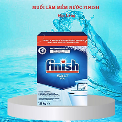 Muối rửa bát Finish 1.5kg - làm mềm nước