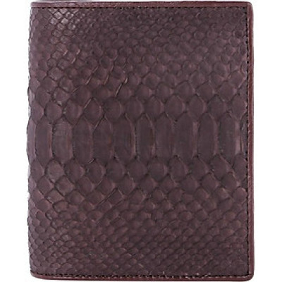 Ví Nam Da Trăn Kiểu Đứng Huy Hoàng HT2305 (12.5 x 10 cm) - Nâu