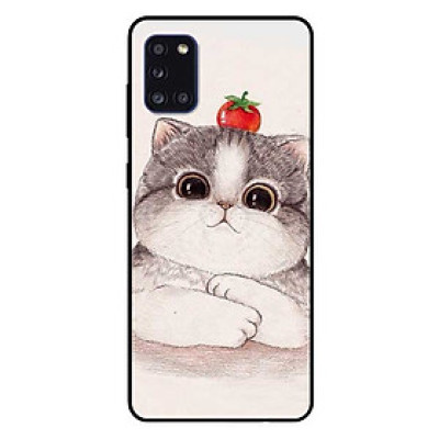 Ốp lưng dành cho Samsung A31 mẫu Mèo Và Cà