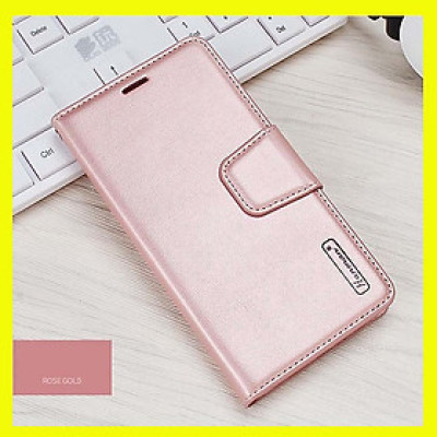 Bao da dạng ví cho SamSung Galaxy A31 hiệu Hanman, DaDa có quai cài có ngăn để thẻ ATM và để tiền, bao da may viền - Hàng nhập khẩu