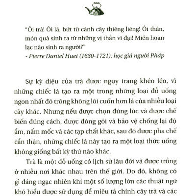 Lịch Sử Của Trà - Tác Giả Laura C Martin (HH)