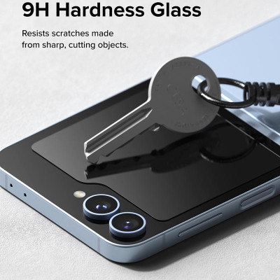 Combo 2 Bộ Miếng Dán Màn Hình RINGKE 3-in-1 Protector dành cho Samsung Galaxy Z Flip 6 (dán màn hình ngoài, màn trong, dán viền)_ Hàng chính hãng