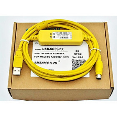 Cáp lập trình PLC Mitsubishi USB-SC09-FX - Hàng Nhập Khẩu
