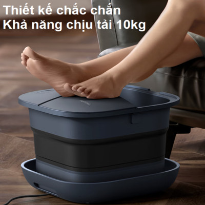 Bồn ngâm chân, kiêm máy massage chân tự động thương hiệu Philips PPM5103F - Hàng chính hãng