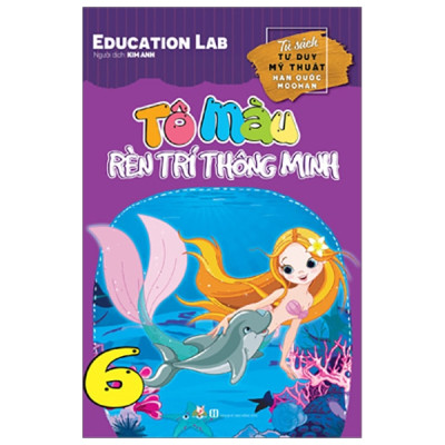 Combo Tô Màu Rèn Trí Thông Minh - 6 Cuốn - Education Lab - Vanlangbooks