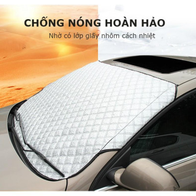 Tấm che chắn nắng kính lái ô tô Hyundai Elantra CAO CẤP 3 Lớp Chắn Nắng Cản Nhiệt