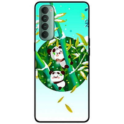 Ốp lưng dành cho Oppo Reno 4 Pro mẫu Hai Bé Gấu