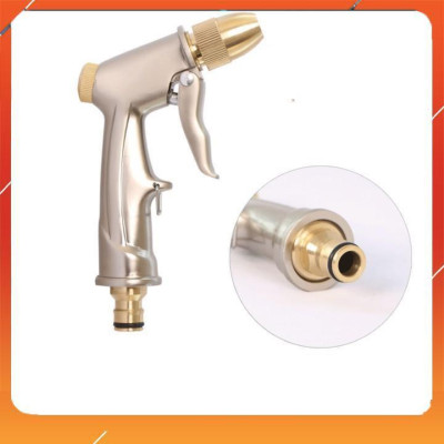 Vòi Xịt️Evoucher Bộ dây vòi xịt nước rửa xe, tưới cây , tăng áp 3 lần, loại 15m 206701-2 đầu đồng,cút+  đai