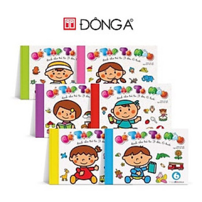 Combo 6 cuốn Bé tập tô màu - Dành cho trẻ 3-6 tuổi