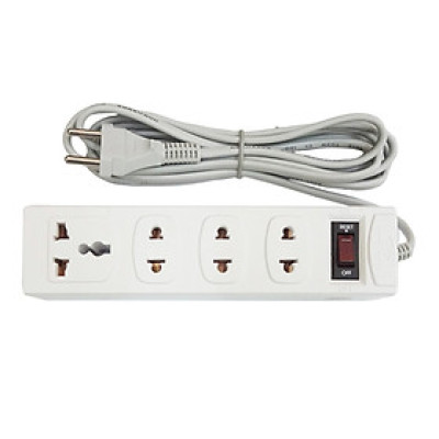 Ổ Cắm Điện Honjianda Loại 4 Ổ - HJD-0114R (Dây Dài 3m)