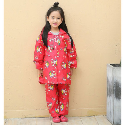 Áo mưa bộ cho trẻ từ 3  -  5 tuổi   , họa tiết hoạt hình dễ thương , vải dù cao cấp  ,siêu bền , chống thấm nước ,  có túi đựng xinh xắn ,giao màu ngẫu nhiên