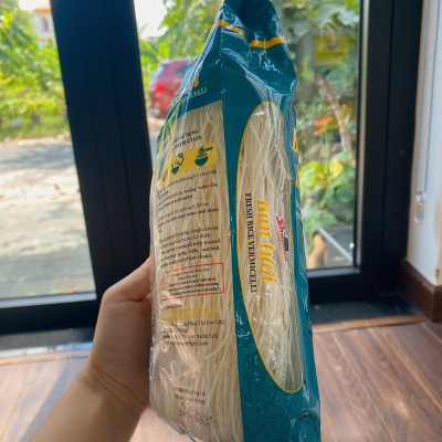 COMBO 10 Bún tươi khô Shammi400g(bún tươi sấy khô hàng xuất khẩu không chất bảo quản, không hàn the)