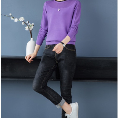 Áo len nữ trung niên cho mẹ cho bà kiểu dáng nhẹ nhàng, nhã nhặn Al18