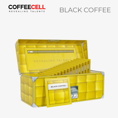 [MUA 1 TẶNG 5] Cà Phê Đen Với Nhân Sâm Trắng Thượng Hạng COFFEECELL (30 gói x 3.5g) - Tăng cường hệ miễn dịch, Giải phóng tiềm năng nhà lãnh đạo - Hàng Chính Hãng