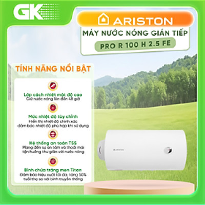 Bình nóng lạnh Ariston PRO R 100 H 2.5 FE - HÀNG CHÍNH HÃNG