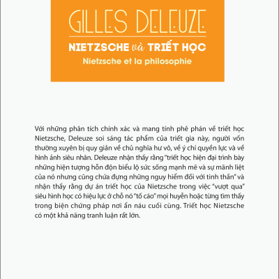 Nietzsche Và Triết Học (Nietzsche and Philosophy) - Gilles Deleuze - IRED Books