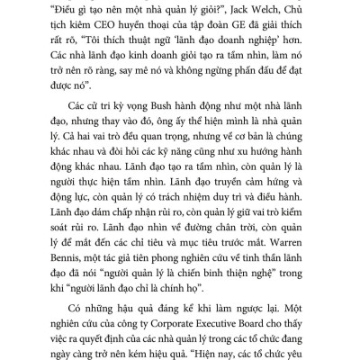 Từ Quản Lý Đến Lãnh Đạo - Sứ Mệnh Dẫn Đầu