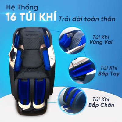Ghế Massage LS-679, Ghế Masage Toàn Thân Với Công Nghệ AI Quét Cơ Thể Chăm Sóc Có Sức Khỏe Toàn Diện