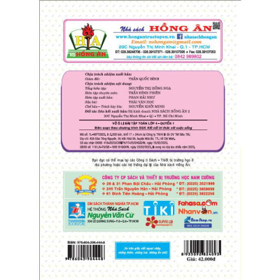 Sách - Vở Ô Li Bài Tập Toán Lớp 4 - Quyển 1 - Bám Sát SGK Kết Nối Tri Thức Với Cuộc Sống - Hồng Ân