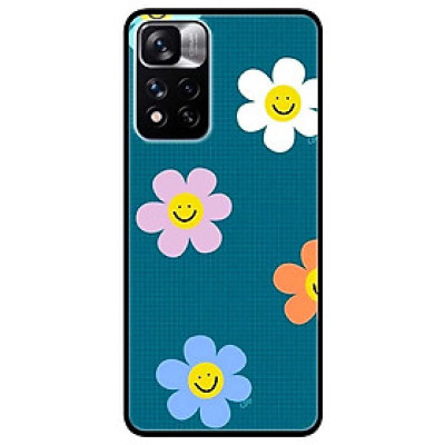 Ốp lưng dành cho Xiaomi Redmi Note 11 Pro ( Bản Nội Địa ) mẫu Hoa Màu Sắc Xanh