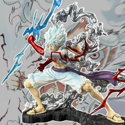 Mô Hình Luffy Gear 5 Có Đảo Quỷ 26Cm Mô hình One Piece Cao Cấp, Figure Mô Hình Anmie One Piece Luffy Vua Hải Tặc