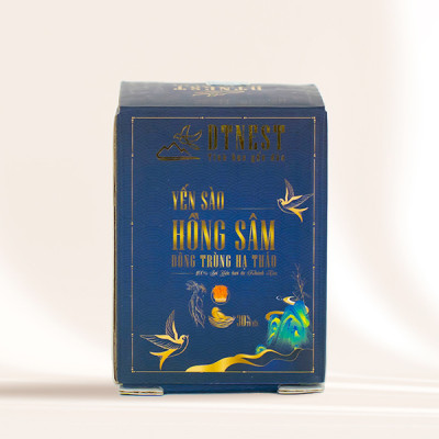 Yến Chưng Hông Sâm Đông Trùng Hạ Thảo DTNEST - Hũ 70ml - Bồi Bổ Sức Khỏe