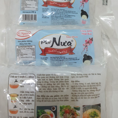 Phở Nưa Vị Nguyên Das Keto 240g