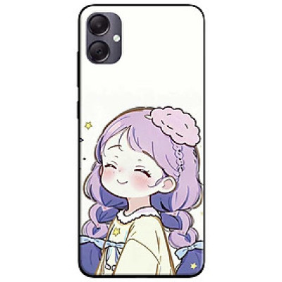 Ốp lưng cho Samsung A04 - Samsung A05 - Samsung A04s - Samsung A05s - Cô Gái Tóc Tím - Hàng Chính Hãng
