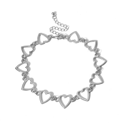 Dây chuyền trái tim phong cách punk rock cá tính