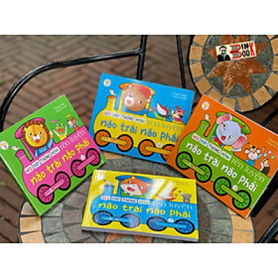 Combo 4 cuốn - HỎI ĐÁP THÔNG MINH RÈN LUYỆN NÃO TRÁI, NÃO PHẢI - Tiao Gezi - Hoàng Phúc- Vizibook -  NXB Phụ Nữ