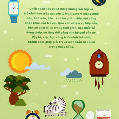 Sách - Montessori - Cuốn Sách Đầu Tiên Về Thời Gian Dành Cho Trẻ