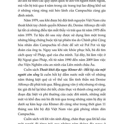 Thoát khỏi địa ngục Khmer Đỏ - bản in 2025