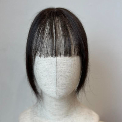 Mái 2in1 mái thưa tóc thậ.t nữ - Tóc Giả Vân Anh Wig