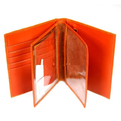 Ví đựng Passport da cá sấu Huy Hoàng màu vàng HC9203