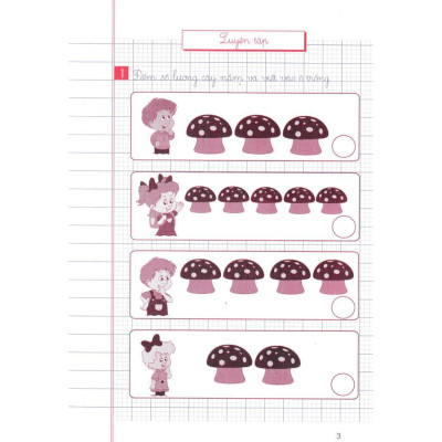 Sách - Vở Ô Li Bài Tập Toán Lớp 1 - Quyển 1 - Bám Sát SGK Kết Nối Tri Thức Với Cuộc Sống - Hồng Ân