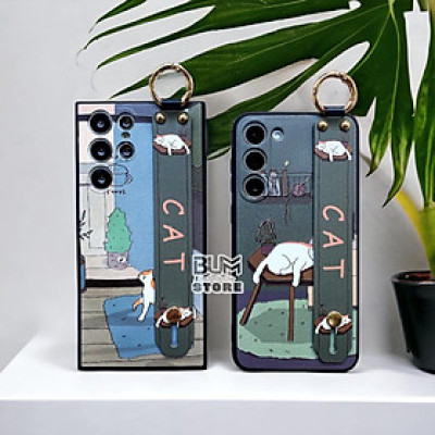 Ốp Lưng Cho Galaxy S23 Ultra / S23 Plus / S22 ULTRA / S22 PLUS / S21 Ultra / S21 Plus / Note 20 Ultra / Note 20 / S21 FE Hình Mèo In Sần