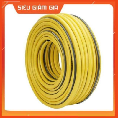 Bộ dây vòi xịt nước rửa xe, tưới cây . tăng áp 3 lần, loại 7m, 10m 206701 đầu đồng, cút, nối đen