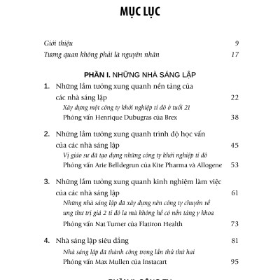 Những Nhà Sáng Lập Siêu Đẳng - Dữ Liệu Tiết Lộ Điều Gì Về Các Công Ty Khởi Nghiệp Tỉ Đô