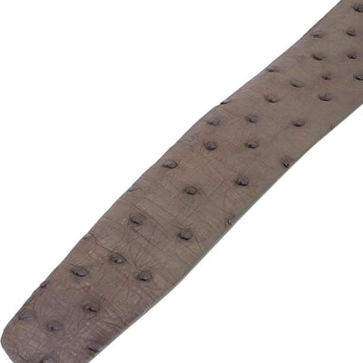 Thắt Lưng Nam Da Đà Điểu Bản Lớn Da Hột Đầu Kim Huy Hoàng HT4442 - Xanh Rêu