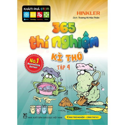 Bộ 365 Thí Nghiệm Ký Nghiệm Kỳ Thú (5 Tập) - Bản Quyền