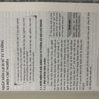Sách - Giáo Trình Lịch Sử Tư Tưởng Xã Hội Chủ Nghĩa